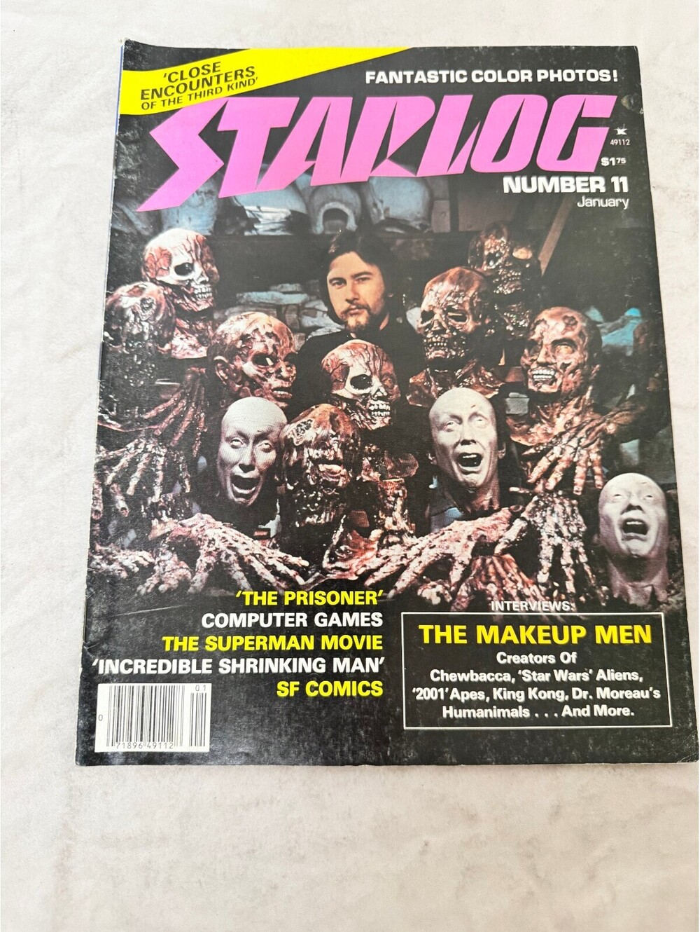 Starlog Magazine #11 January 1978 Kiss Alive II Back Cover Close Encounters